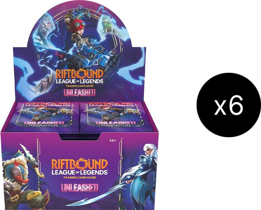 Riftbound Unleased UNL Sealed Booster Boxes (6 Boxes)