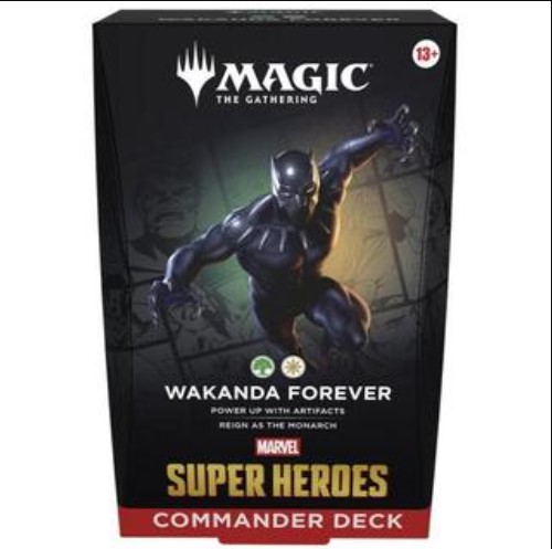 Marvel Super Heroes Commander Decks Wakanda Forever MTG Magic the Gathering